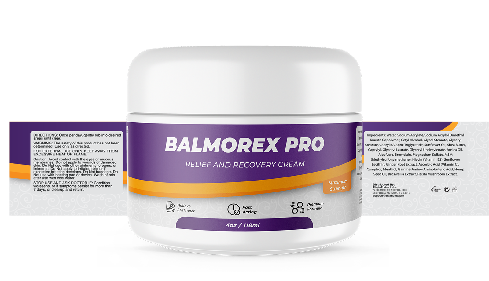 Balmorex Pro label